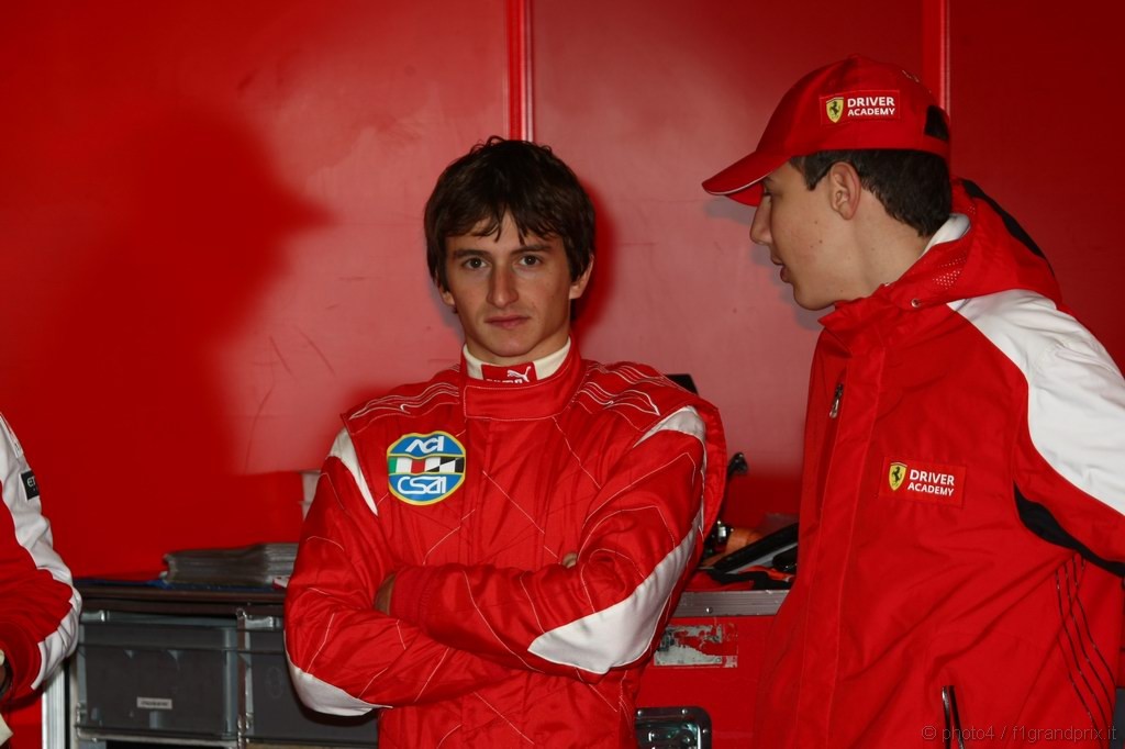 Test Ferrari F2008 Italian F3 Drivers Vallelunga